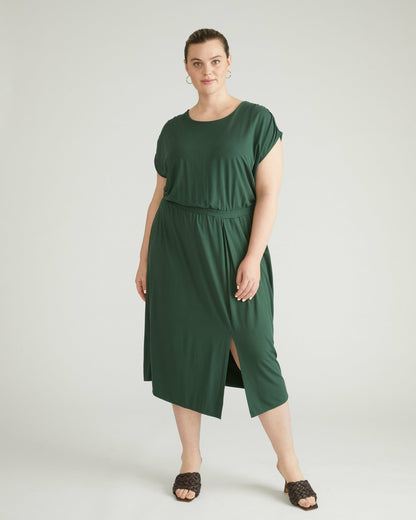 Havana Divine Jersey Dress - Conifer | Universal Standard