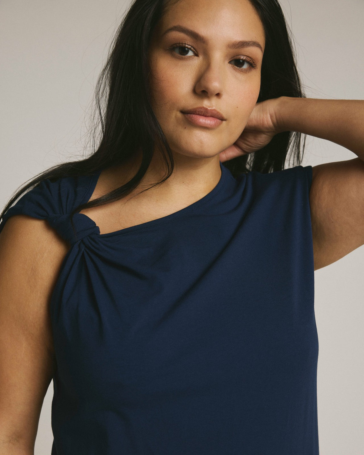 Shoulder Knot Dress - Cenote | Universal Standard