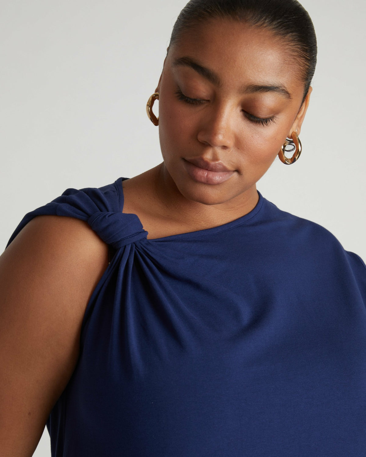 Shoulder Knot Dress - Cenote | Universal Standard