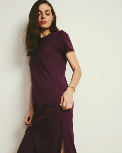 Halie Maxi T-Shirt Dress - Gamay | Universal Standard