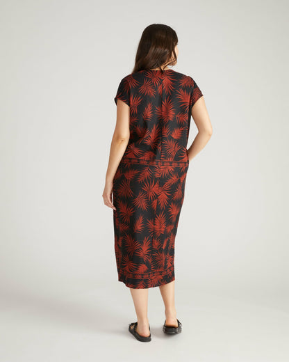 Cabana Linen Blend Kaftan - Bohem Print | Universal Standard