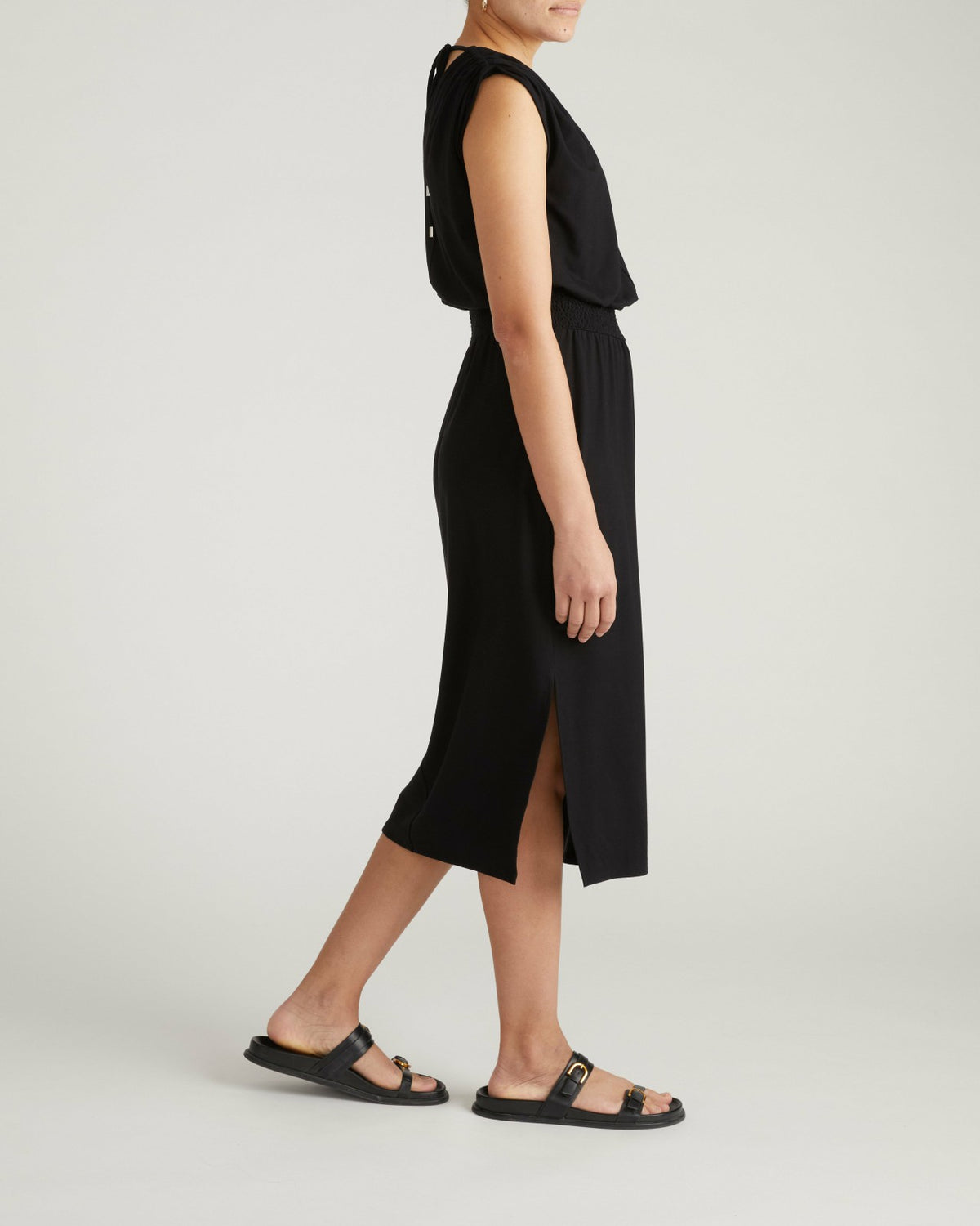 Tish Divine Jersey Kaftan - Black | Universal Standard