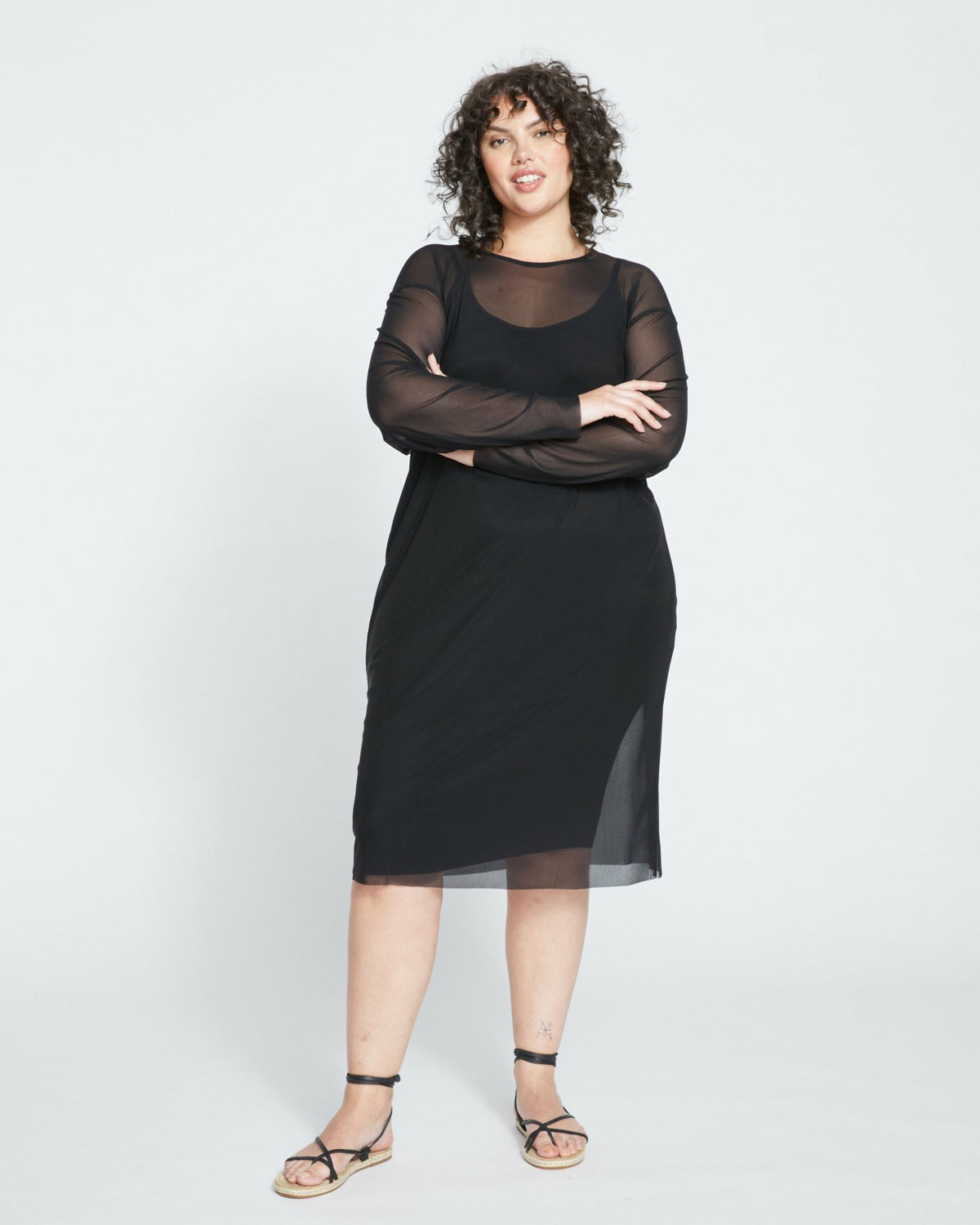 Thames Fog Dress - Black | Universal Standard