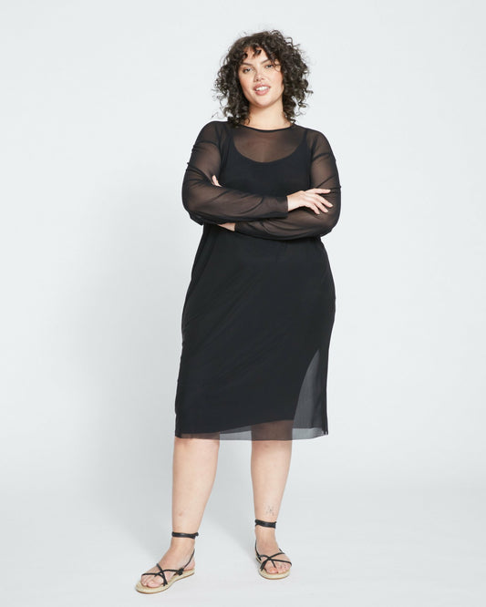 Thames Fog Dress - Black | Universal Standard