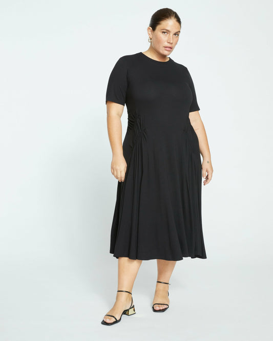 Devi Liquid Jersey Dress - Black | Universal Standard