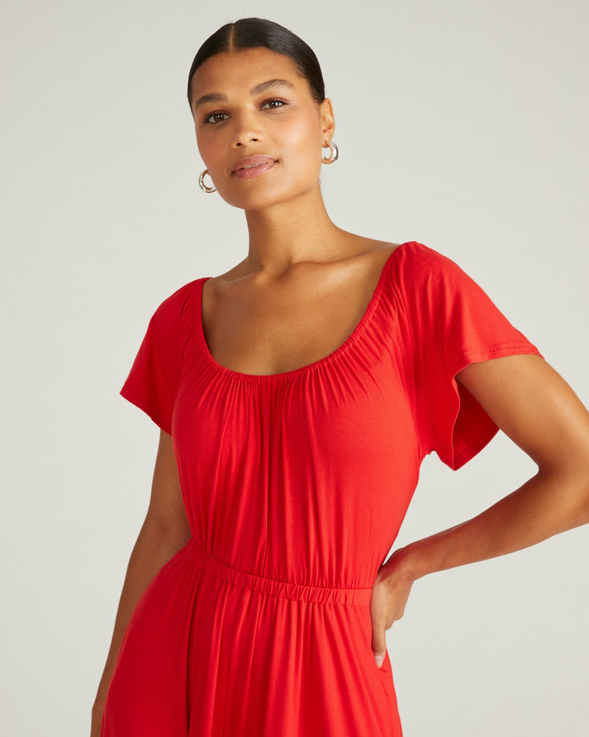 Kahlo Liquid Jersey Dress - Lipstick | Universal Standard