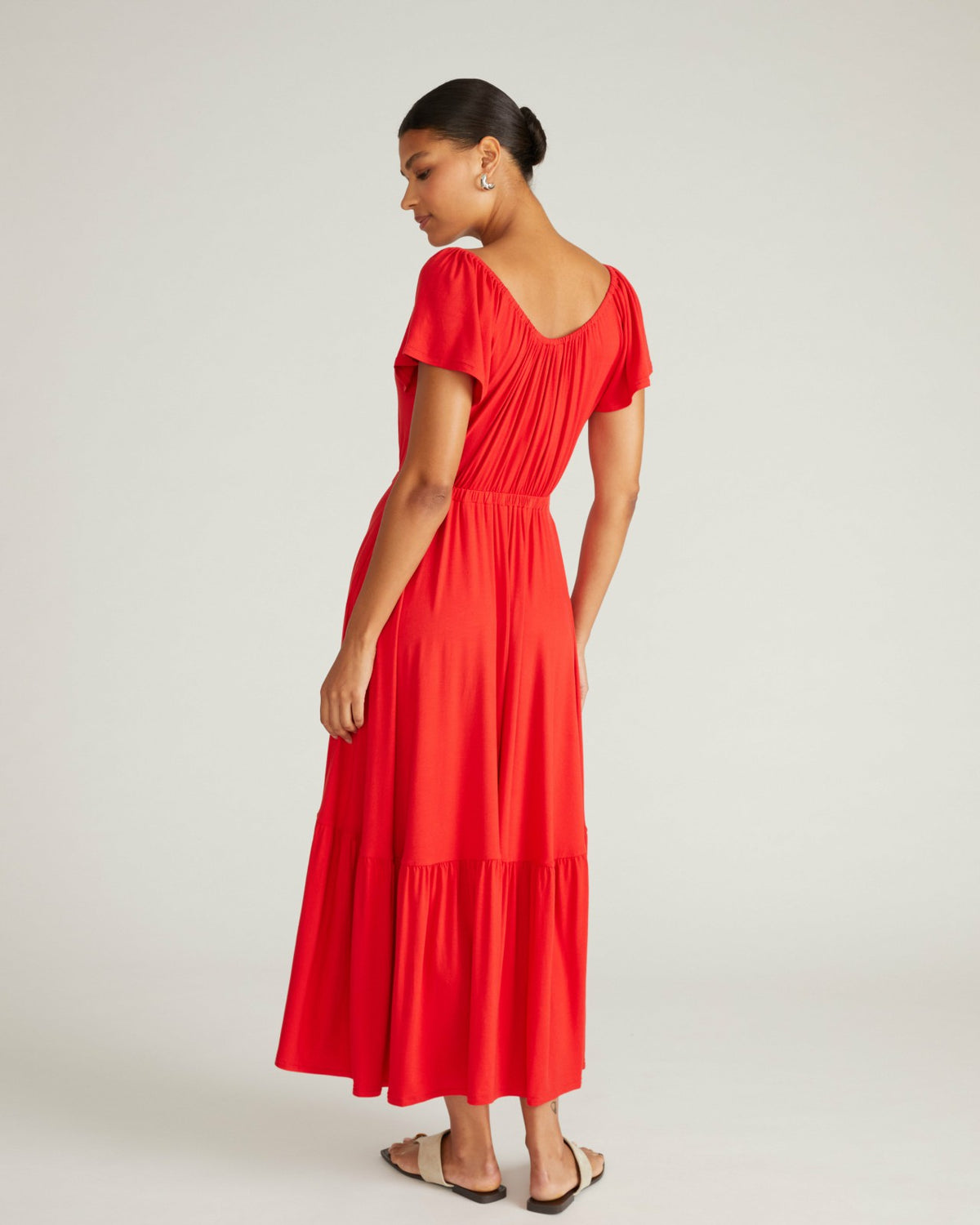Kahlo Liquid Jersey Dress - Lipstick | Universal Standard