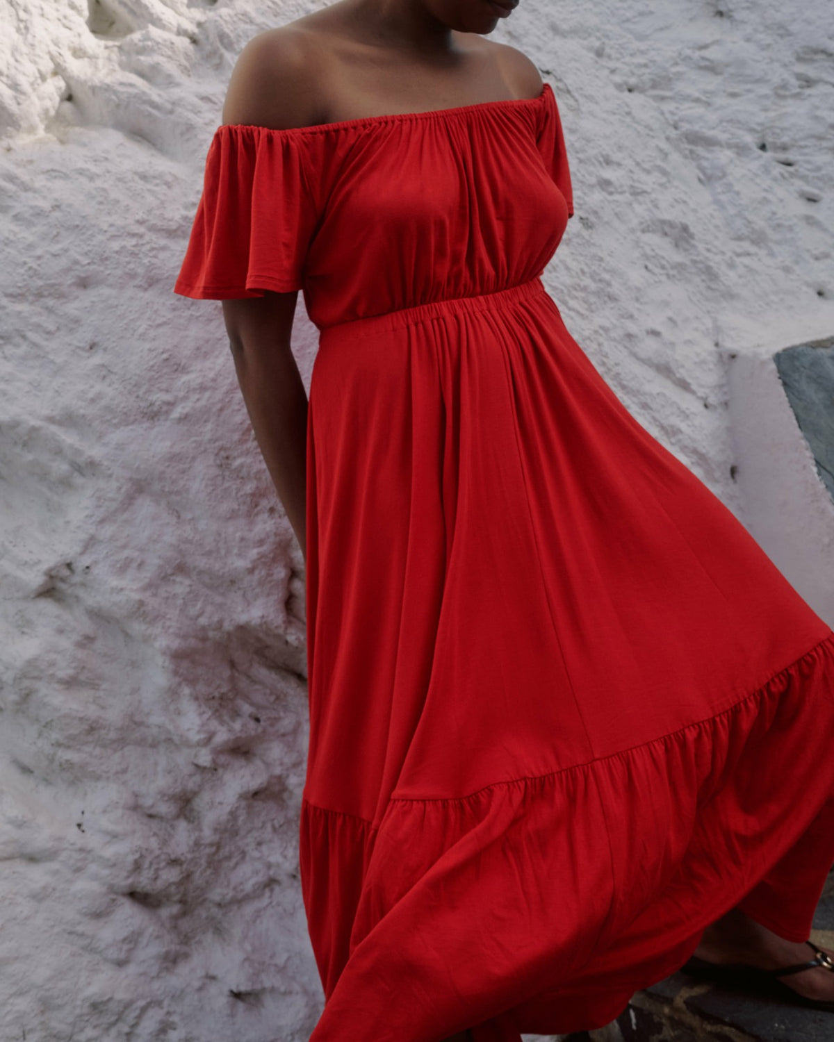 Kahlo Liquid Jersey Dress - Lipstick | Universal Standard