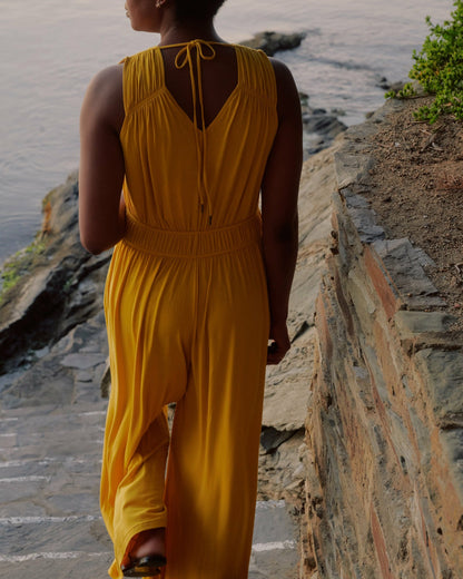 Zoey Liquid Jersey Jumpsuit - Golden Hour | Universal Standard