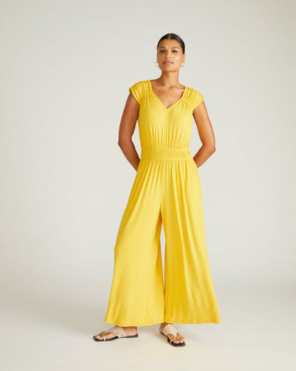 Zoey Liquid Jersey Jumpsuit - Golden Hour | Universal Standard