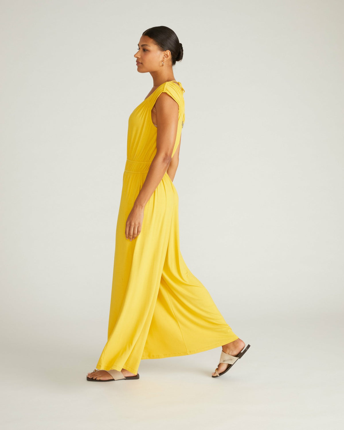 Zoey Liquid Jersey Jumpsuit - Golden Hour | Universal Standard