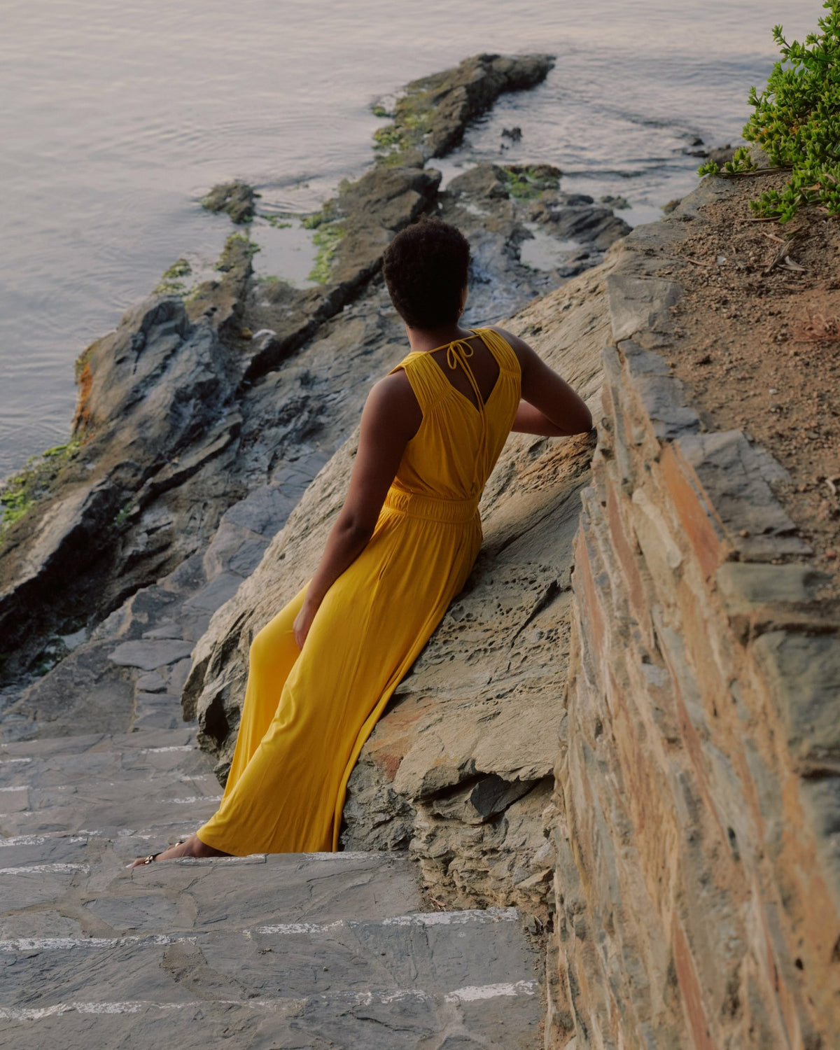 Zoey Liquid Jersey Jumpsuit - Golden Hour | Universal Standard