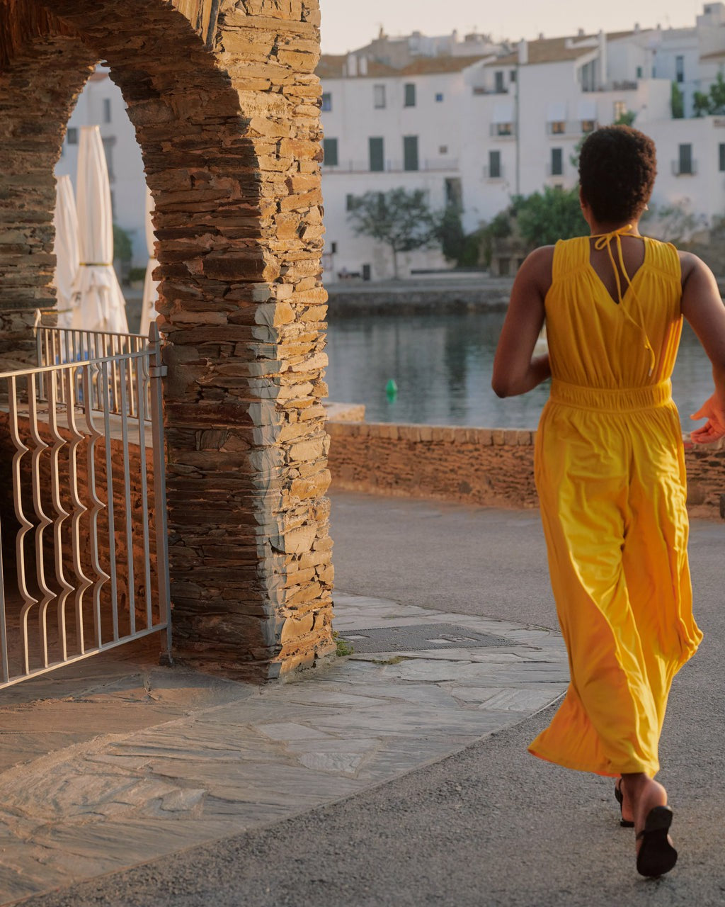 Zoey Liquid Jersey Jumpsuit - Golden Hour | Universal Standard