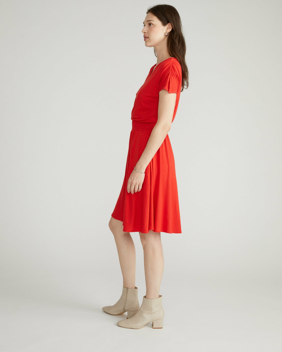 Minetta Liquid Jersey Dress - Lipstick | Universal Standard