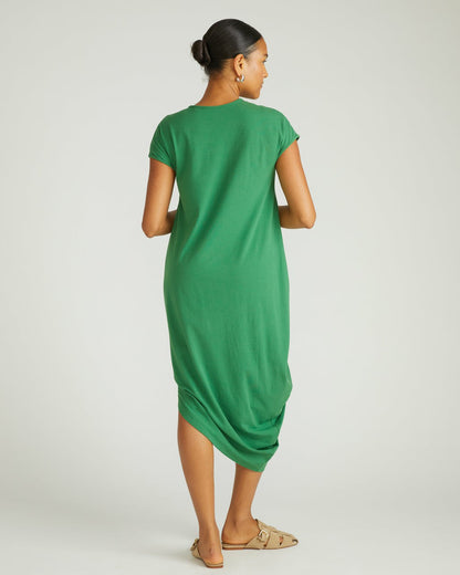 Iconic Geneva V-Neck Dress - Clover | Universal Standard