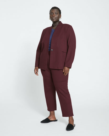 Smart Signature Ponte Pants - Black Cherry | Universal Standard