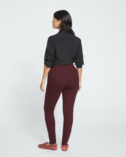 Moro Pocket Signature Ponte Pants - Black Cherry | Universal Standard