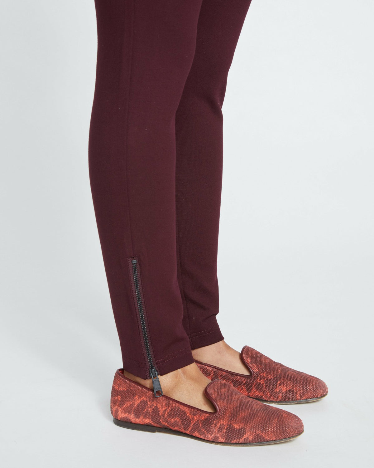 Moro Pocket Signature Ponte Pants - Black Cherry | Universal Standard