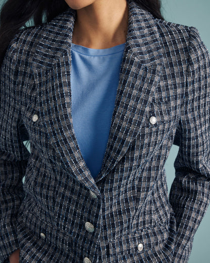 4 Pocket Ponte Blazer - French Tweed | Universal Standard