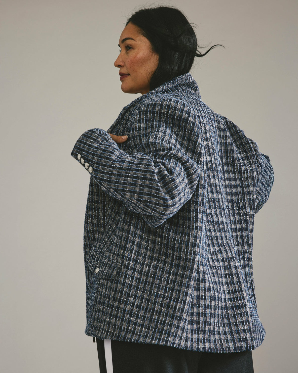 4 Pocket Ponte Blazer - French Tweed | Universal Standard