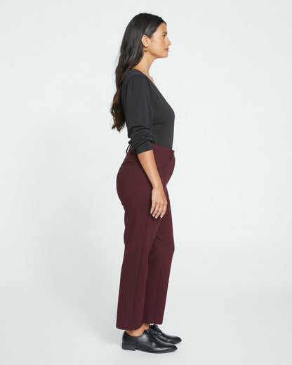 Cigarette Ponte Pants - Black Cherry | Universal Standard