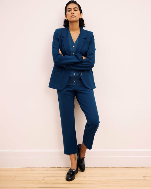Cigarette Ponte Pants - Deep Teal | Universal Standard