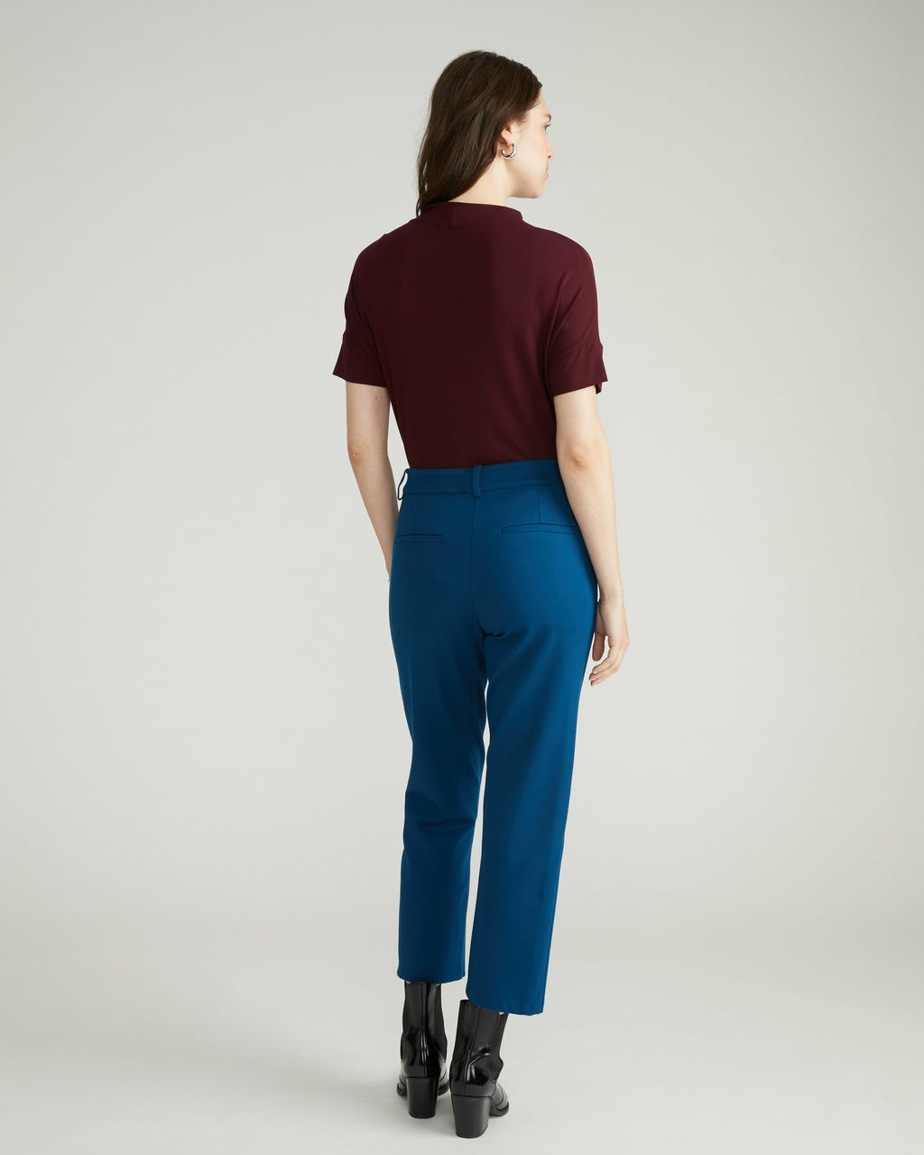 Cigarette Ponte Pants - Deep Teal | Universal Standard