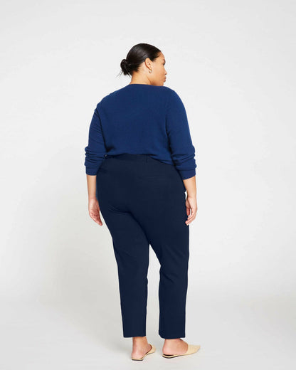 Long Cigarette Ponte Pants - Navy | Universal Standard