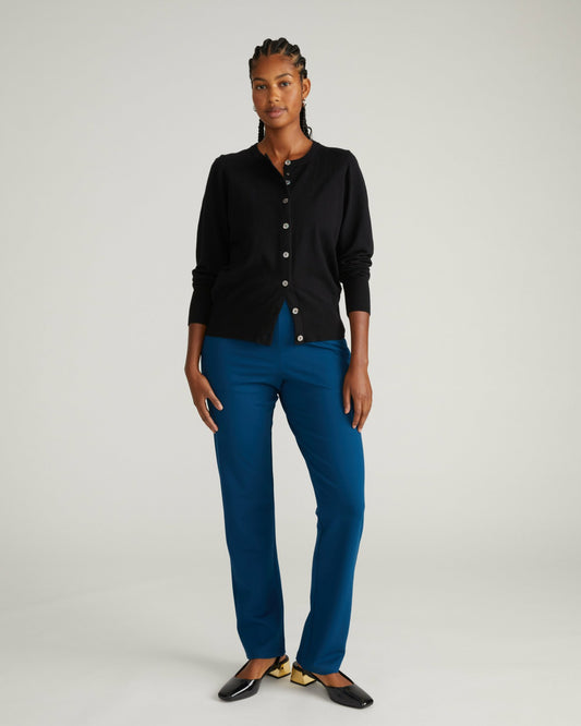 Smart Signature Ponte Pants Long - Deep Teal | Universal Standard