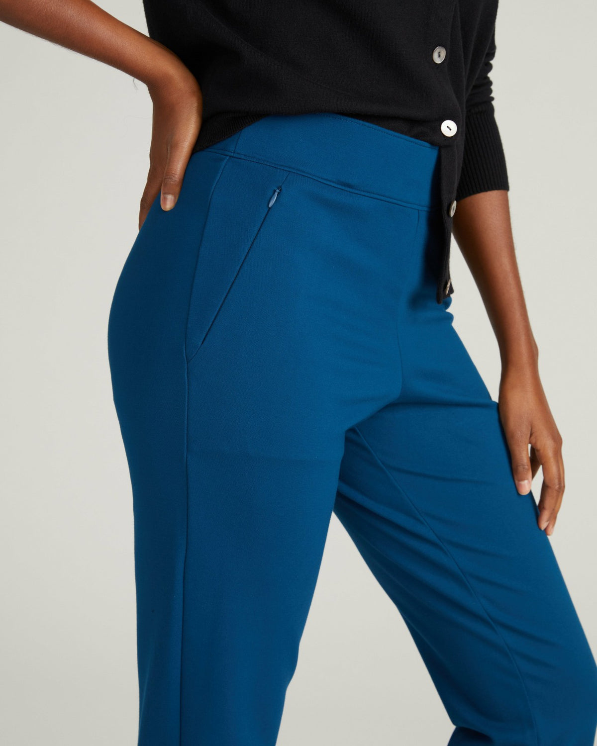 Smart Signature Ponte Pants Long - Deep Teal | Universal Standard