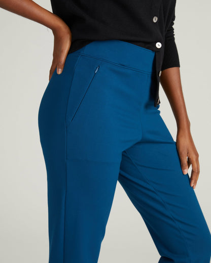 Smart Signature Ponte Pants Long - Deep Teal | Universal Standard