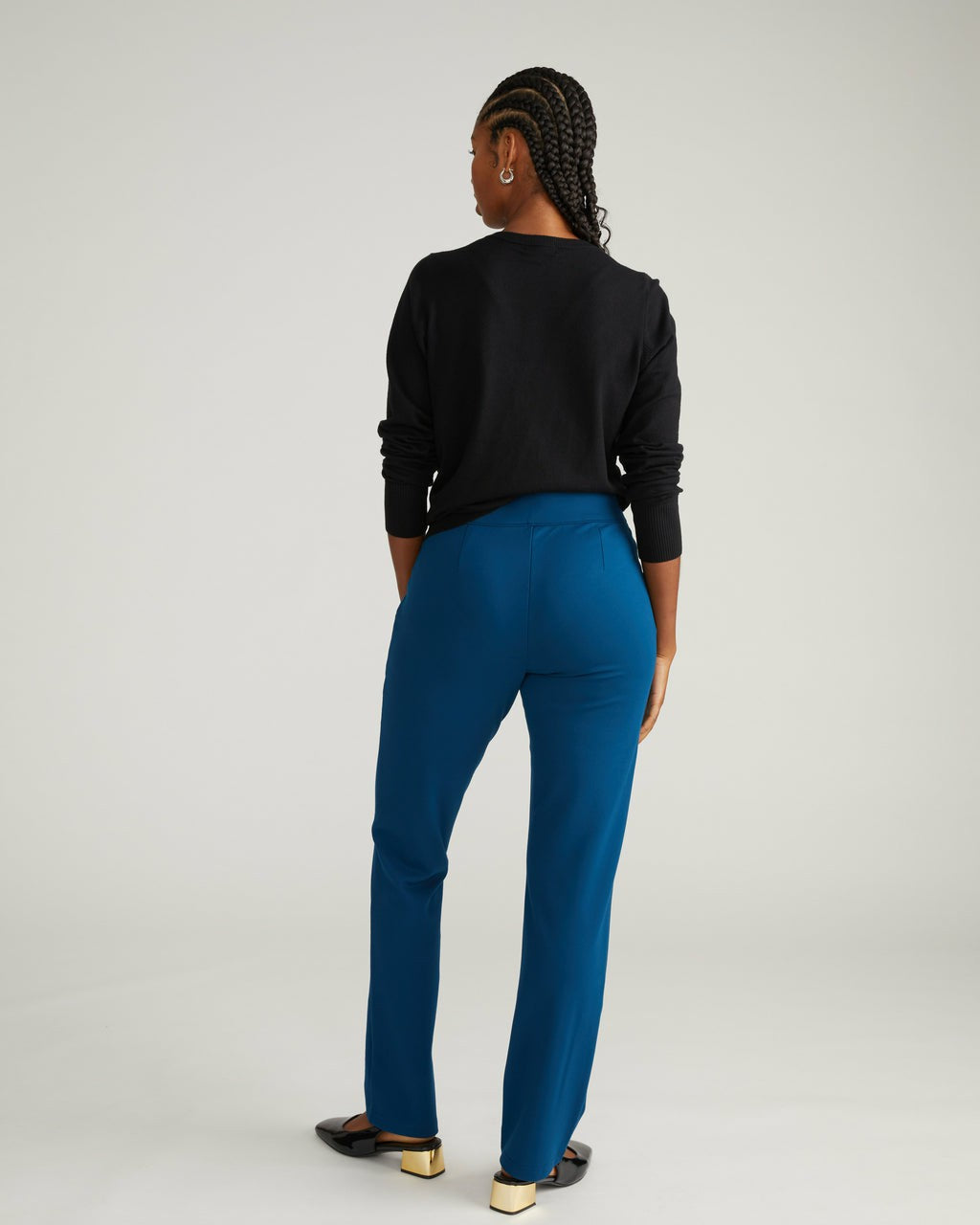 Smart Signature Ponte Pants Long - Deep Teal | Universal Standard