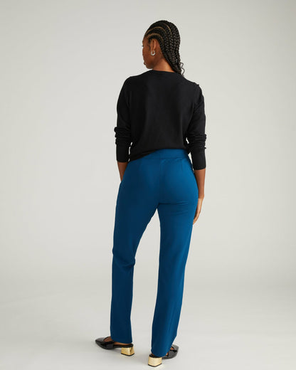 Smart Signature Ponte Pants Long - Deep Teal | Universal Standard