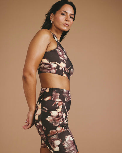 Next-to-Naked Bike Shorts - Lotus Print | Universal Standard