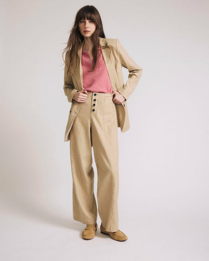 Coastal Linen Blend Pants - Danish Coffee | Universal Standard