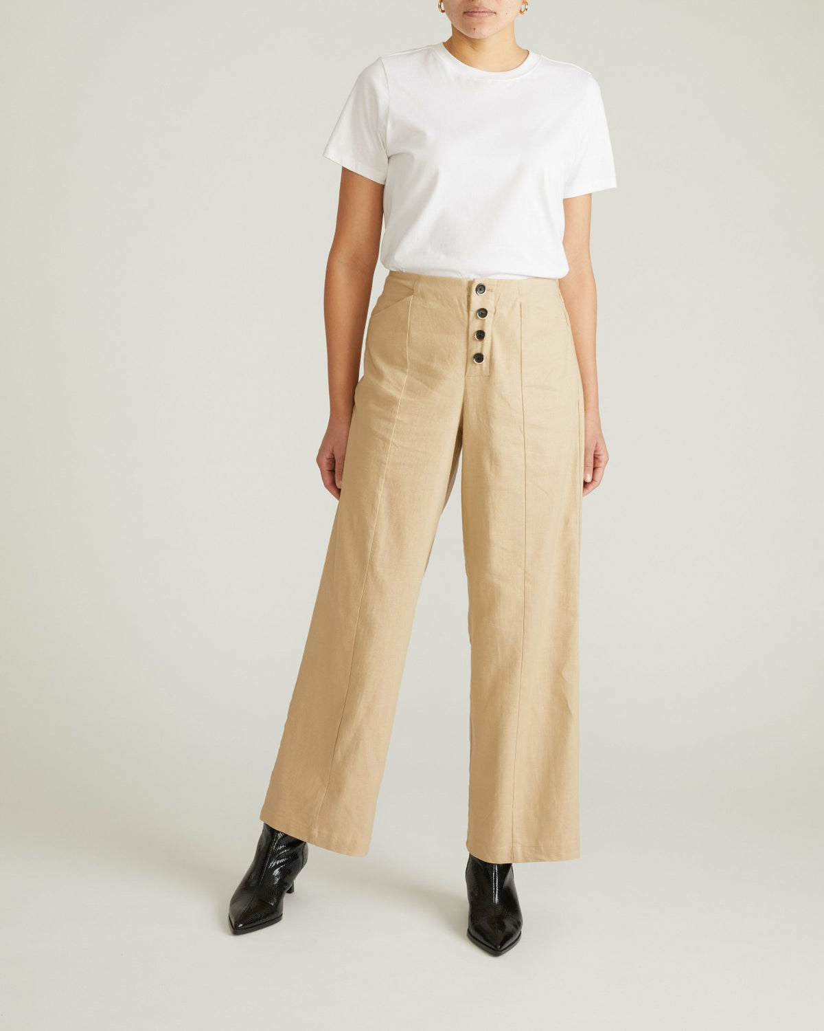 Coastal Linen Blend Pants - Danish Coffee | Universal Standard