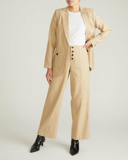 Coastal Linen Blend Pants - Danish Coffee | Universal Standard
