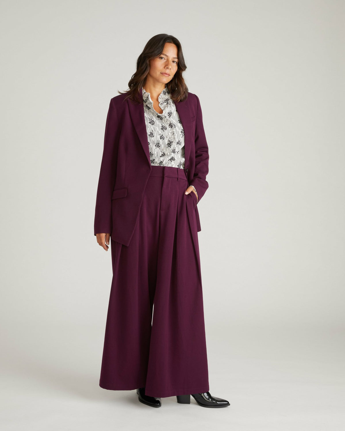 All Day Palais Wide Leg Pants - Gamay | Universal Standard