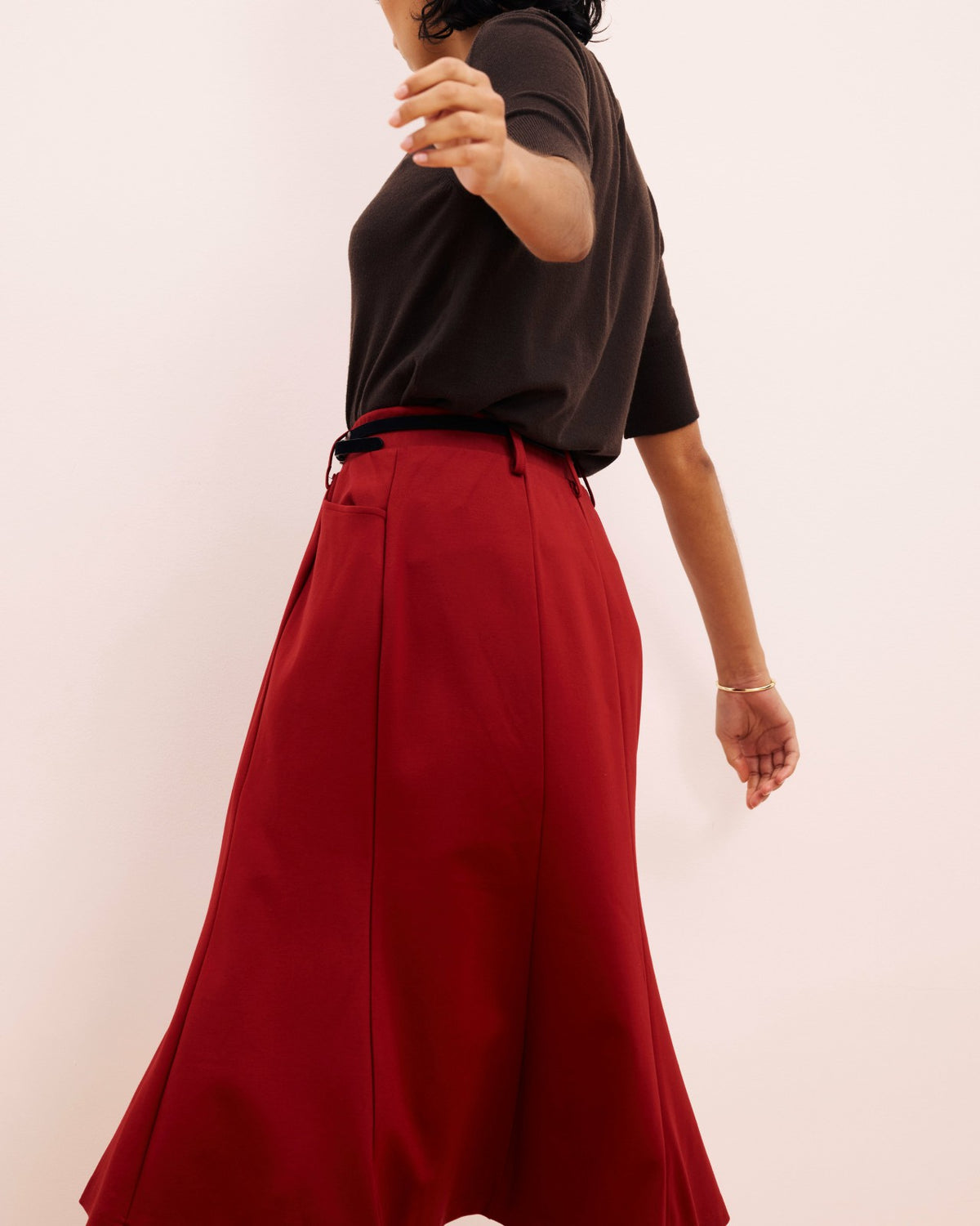 Carla Ponte Skirt - Garnet | Universal Standard