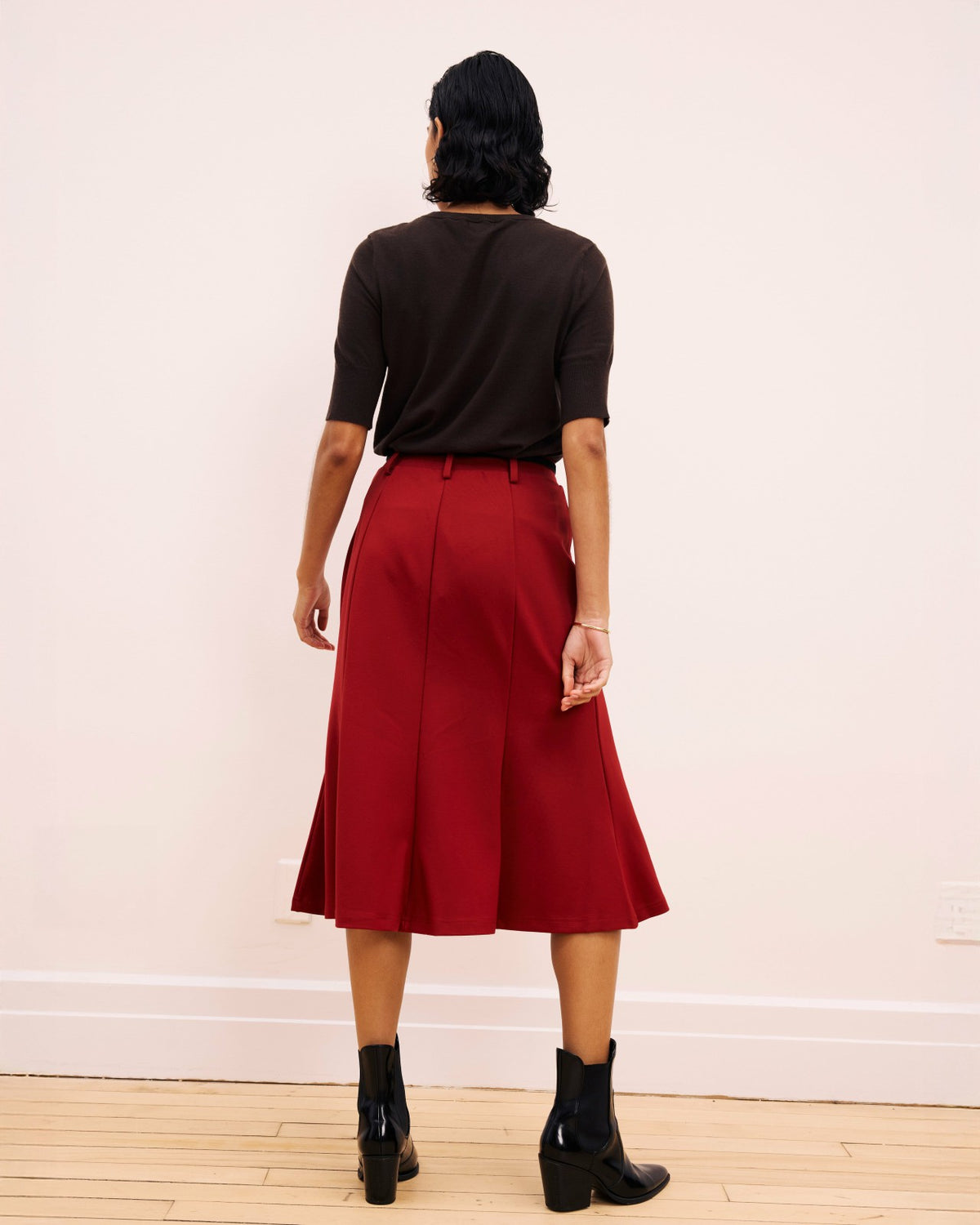 Carla Ponte Skirt - Garnet | Universal Standard