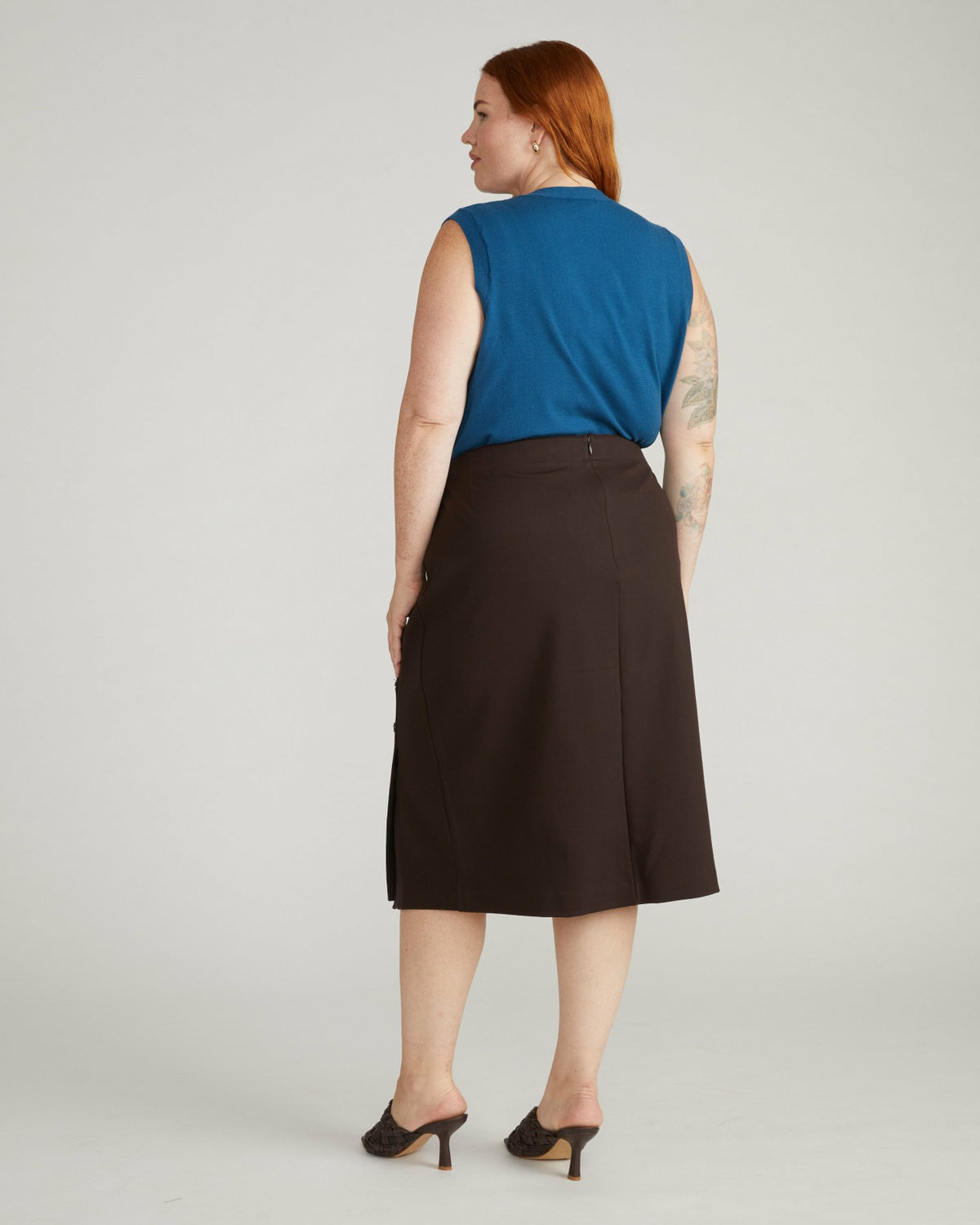 Anya Ponte Skirt - Espresso | Universal Standard