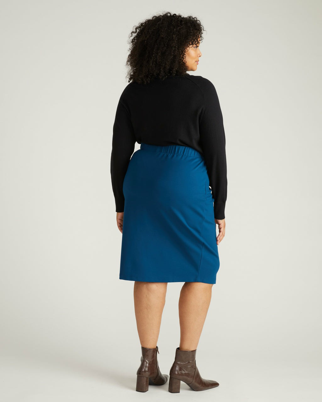Danube Ponte Skirt - Deep Teal | Universal Standard