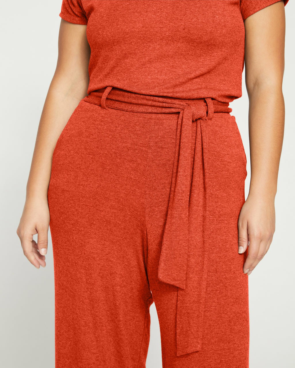 TravelKnit Wide Leg Pants - Warm Russet | Universal Standard