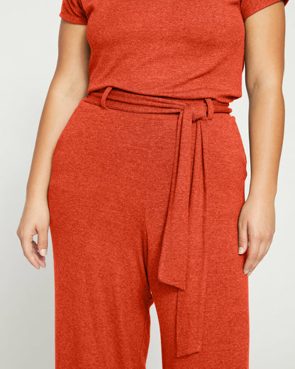TravelKnit Wide Leg Pants - Warm Russet | Universal Standard