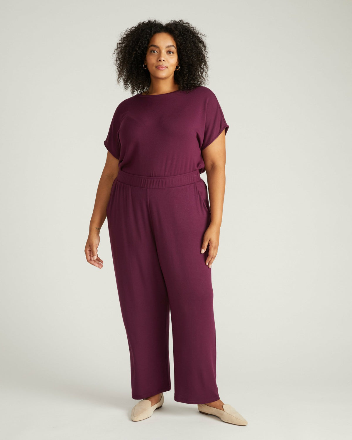 TravelKnit Relaxed Pants - Gamay | Universal Standard