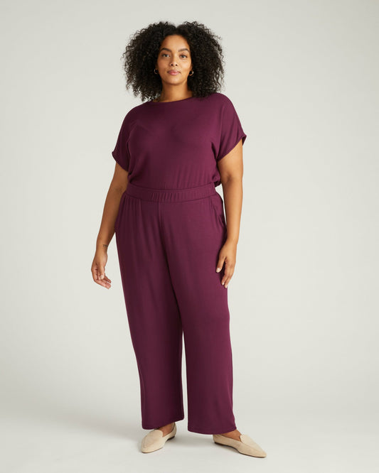 TravelKnit Relaxed Pants - Gamay | Universal Standard