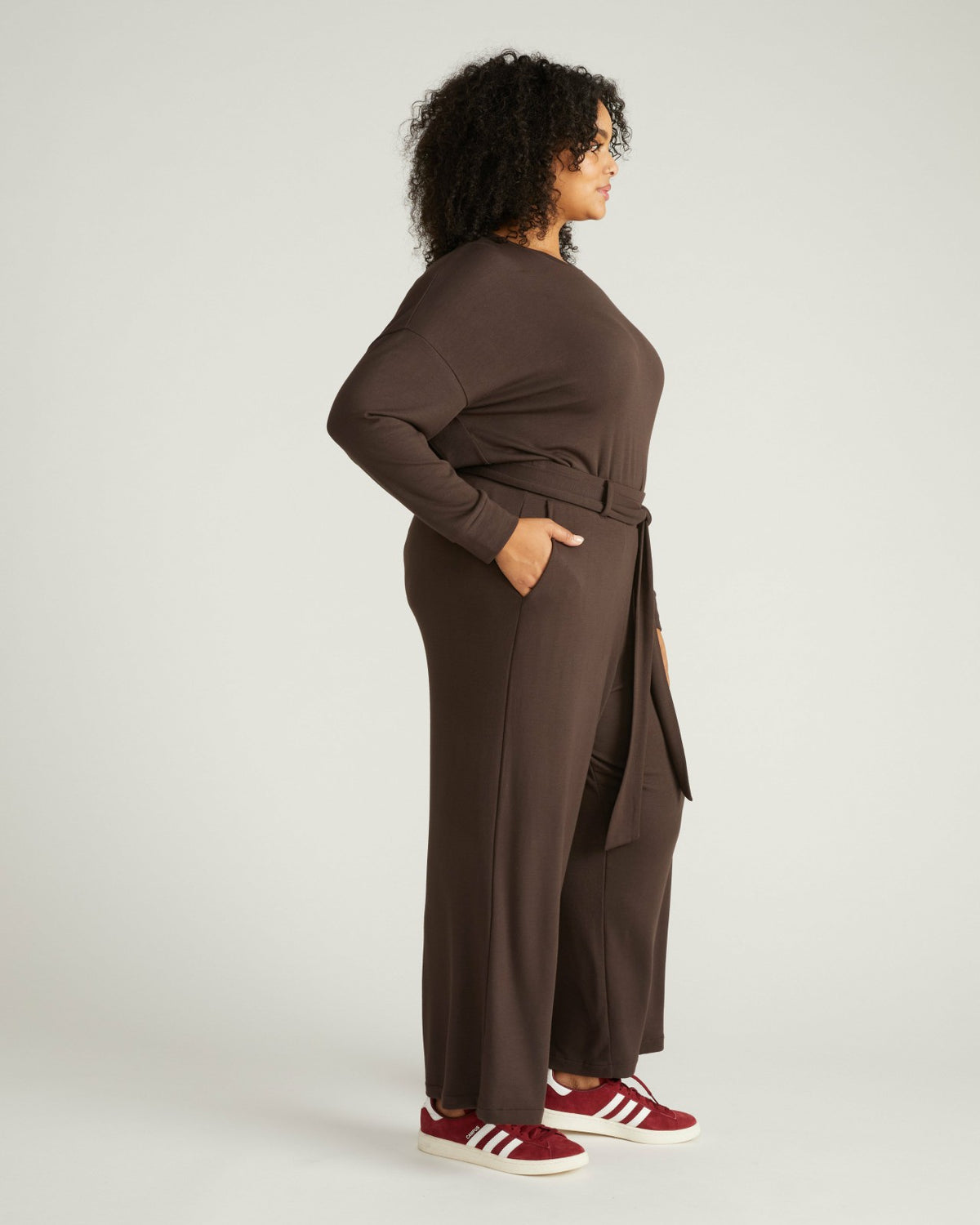 TravelKnit Wide Leg Pants - Espresso | Universal Standard