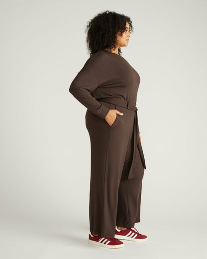 TravelKnit Wide Leg Pants - Espresso | Universal Standard