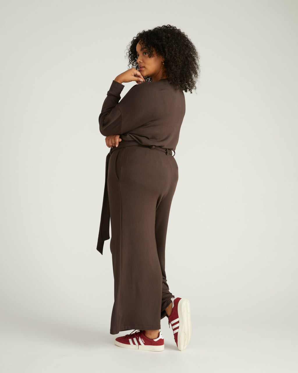 TravelKnit Wide Leg Pants - Espresso | Universal Standard