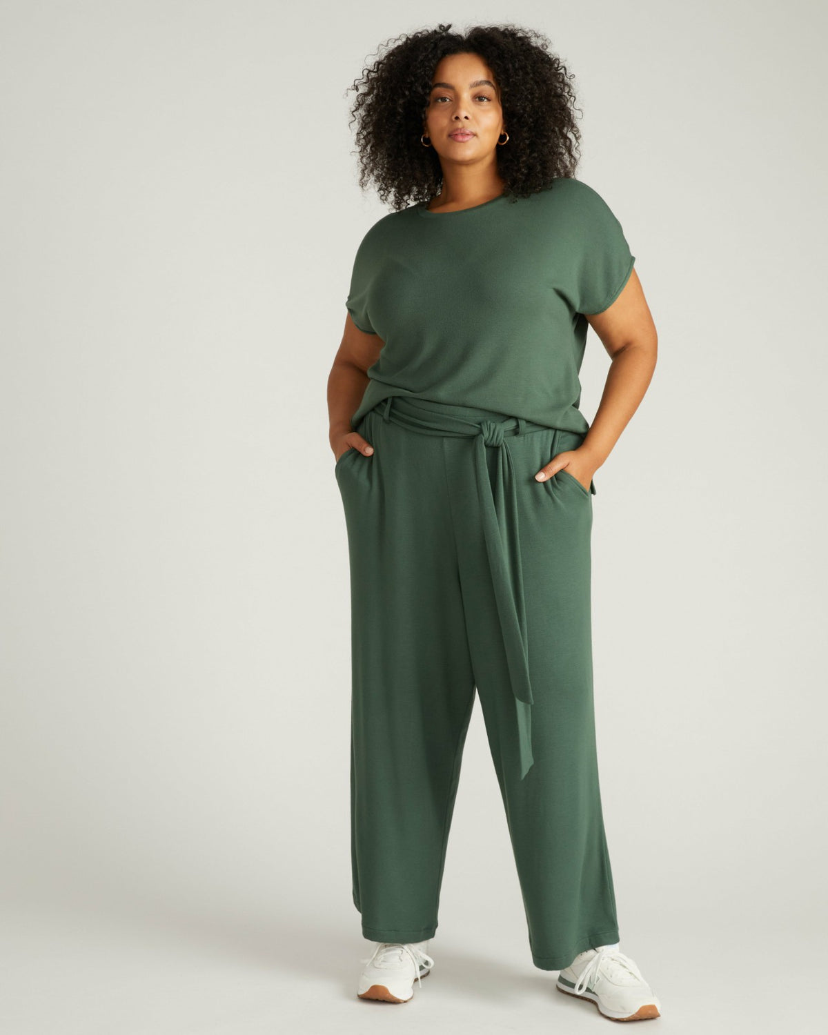 TravelKnit Wide Leg Pants - Conifer | Universal Standard
